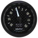 Autometer GT Series 52mm Mechanical 30 In Hg/20 psi Vacuum/Boost Gauge thumbnail 1