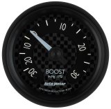 Autometer GT Series 52mm Mechanical 30 In Hg/30 psi Vacuum/Boost Gauge thumbnail 1