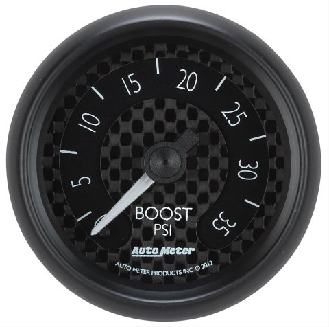 Autometer GT Series 52mm Mechanical 0-35 psi Boost Gauge