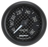 Autometer GT Series 52mm Mechanical 140-280 Deg F Water Temperature Gauge thumbnail 1