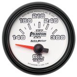 Autometer Phantom II 52mm Short Sweep Electronic 140-300 Deg F Oil Temperature Gauge thumbnail 4