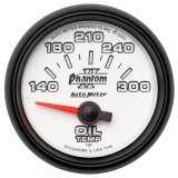 Autometer Phantom II 52mm Short Sweep Electronic 140-300 Deg F Oil Temperature Gauge thumbnail 7