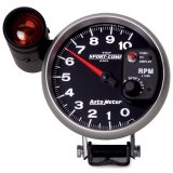 Autometer Sport-Comp II 5 inch 0-10000 RPM Pedestal Mount Tachometer Shift-Lite thumbnail 5
