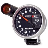 Autometer Sport-Comp II 5 inch 0-10000 RPM Pedestal Mount Tachometer Shift-Lite thumbnail 8