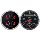 Autometer Designer 3-3/8in In-Dash Kit Box-Tach Speedo Combo & Elec Oil Press, H2O Temp, Volt, Fuel thumbnail 1