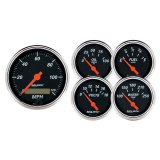 Autometer Designer 3-3/8in & 2-1/16in Kit Box-Elec Speedo & Elec Oil Press H2O Temp Volt Fuel Level thumbnail 2