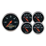 Autometer Designer 3-3/8in & 2-1/16in Kit Box-Elec Speedo & Elec Oil Press H2O Temp Volt Fuel Level thumbnail 4