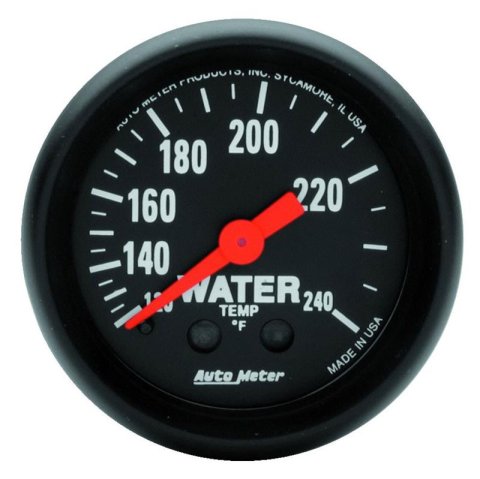 Autometer Z Series 2 inch 120-240 degree F Mechanical Water Temperature Gauge thumbnail 2