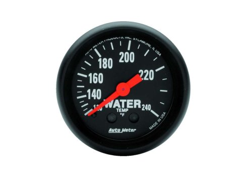Autometer Z Series 2 inch 120-240 degree F Mechanical Water Temperature Gauge thumbnail 8