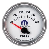 Autometer Mopar 52.4mm SSE 8-18 Volts Voltmeter Gauge thumbnail 3