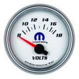 Autometer Mopar 52.4mm SSE 8-18 Volts Voltmeter Gauge thumbnail 7