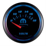 Autometer Mopar 52.4mm SSE 8-18 Volts Voltmeter Gauge thumbnail 3