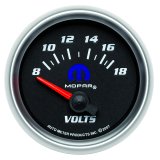 Autometer Mopar 52.4mm SSE 8-18 Volts Voltmeter Gauge thumbnail 8
