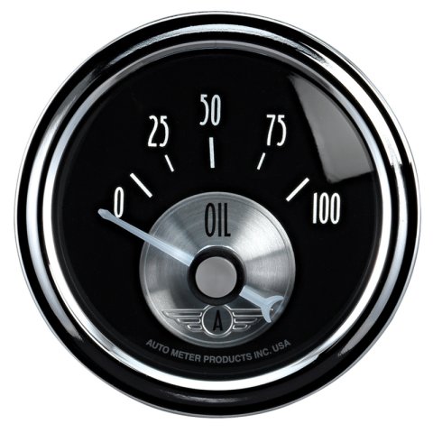 Autometer Prestige Series 52mm 0-100 PSI Short Sweep Electronic Oil Pressure Gauge thumbnail 4