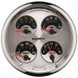 Autometer American Muscle SSE 100PSI/100-250 Deg F/8-18 Volt Oil Press/Water Temp/Volt/Fuel Gauge thumbnail 1