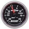 Autometer Sport-Comp II 52mm 30 In Hg/20 psi Mechanical Vacuum/Boost Gauge thumbnail 6