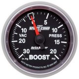 Autometer Sport-Comp II 52mm 30 In Hg/20 psi Mechanical Vacuum/Boost Gauge thumbnail 8