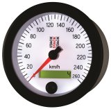 Autometer Stack Instruments 88MM 0-260 KM/H Programmable Speedometer - White thumbnail 6