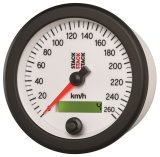 Autometer Stack Instruments 88MM 0-260 KM/H Programmable Speedometer - White thumbnail 7