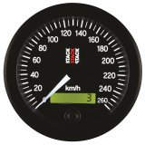 Autometer Stack 88mm 0-260 KM/H Electronic Speedometer - Black thumbnail 4