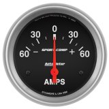 Autometer 2-5/8in Electric 60-0-60 Amps Ammeter thumbnail 1