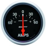 Autometer 2-5/8in Electric 60-0-60 Amps Ammeter thumbnail 2