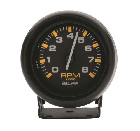 Autometer Autogage 3-3/4in. 0-8K RPM Black Dial/Black Case Pedestal Tachometer thumbnail 9