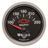 Autometer GM Bowtie Black 2-1/16in 100-250 F Pedestal Electronic Water Temp Gauge thumbnail 1