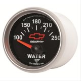 Autometer GM Bowtie Black 2-1/16in 100-250 F Pedestal Electronic Water Temp Gauge thumbnail 3