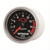 Autometer GM Bowtie Black 2-1/16in 0-1600 PSI Nitrous Pressure - Digital Stepper Motor thumbnail 5