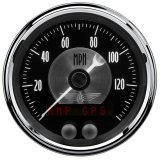 Autometer Prestige Series Black 3-3/8in Electrical 140mph thumbnail 2