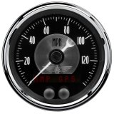 Autometer Prestige Series Black 3-3/8in Electrical 140mph thumbnail 3