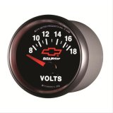 Autometer GM Bowtie Black 2-1/16 Voltmeter 8-18V thumbnail 4