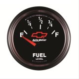 Autometer GM Bowtie Black 2-1/16 Fuel Level, 0-90 , Air-Core 8-18V thumbnail 3