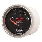 Autometer GM Bowtie Black 2-1/16 Fuel Level, 0-90 , Air-Core 8-18V thumbnail 7
