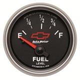 Autometer GM Bowtie Black 2-1/16 Fuel Level, 0-90 , Air-Core 8-18V thumbnail 8