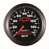 Autometer Speedometer 3-3/8in, 0-160 MPH, Elec. Programmable - Bowtie Black thumbnail 4