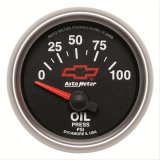 Autometer Oil Pressure 2-1/16, 0-100 PSI - Red Bowtie thumbnail 1