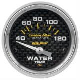 Autometer Carbon Fiber 52mm 40-120 Deg C Electronic Water Temp Gauge thumbnail 1