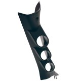 Autometer 15-18 Ford F-150 2-1/16in Triple A-Pillar Pod Gauge Mount - Black (w/ Speaker) thumbnail 4