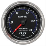 Autometer Cobalt 2-5/8in Mechanical Fuel Pressure Gauge 0-15 PSI thumbnail 1