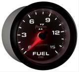 Autometer Phantom II 2-5/8in 0-15PSI Mechanical Fuel Pressure Gauge thumbnail 4