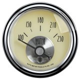 Autometer Prestige Antique Ivory Series 2-1/16in 100-250 Deg F Electric Water Temp Gauge thumbnail 2