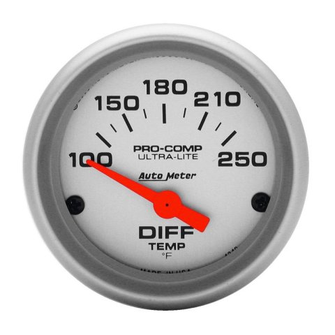 Autometer Ultra-Lite 52mm 100-250 Deg F Electronic Differential Temperature Gauge thumbnail 3