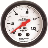 Autometer Phantom 2-1/16in 0-1.0 Bar Mechanical Fuel Pressure Gauge thumbnail 1