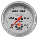 Autometer Ultra-Lite 2-5/8in Full Sweep Elec 0-100 PSI Fuel Pressure w/ Peak Memory & Warning Gauge thumbnail 4