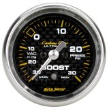 Autometer Carbon Fiber 52mm 30 PSI Electronic Boost gauge thumbnail 2