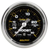 Autometer Carbon Fiber 52mm 30 PSI Electronic Boost gauge thumbnail 3