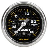 Autometer Carbon Fiber 52mm 30 PSI Electronic Boost gauge thumbnail 4