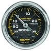 Autometer Carbon Fiber 52mm 30 PSI Mechanical Boost Gauge thumbnail 8